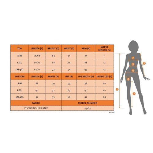 Kadın Kısa Kollu Bisiklet Yaka Viskon Iki Iplik Bluz Ve Pantolon Ikili Takım