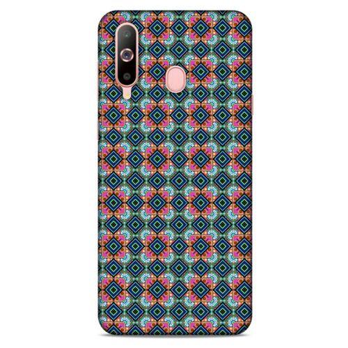 Ethnic Culture (92) Samsung Galaxy A60 Kılıf Silikon Kapak Desenli