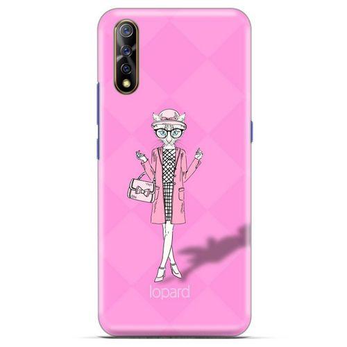 Casper Via F3 Kılıf FunnyMaX (21) Koruyucu Kapak Şeker Pembe Kedi