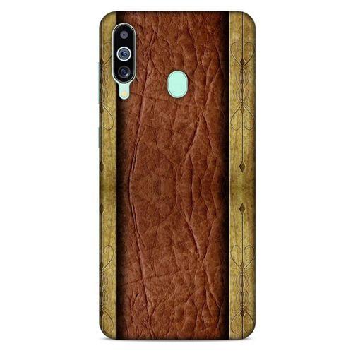 Samsung Galaxy M40 Kılıf Patchwork (24) Darbe Emici Kılıf Kahve Sarı