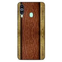 Samsung Galaxy M40 Kılıf Patchwork (24) Darbe Emici Kılıf Kahve Sarı