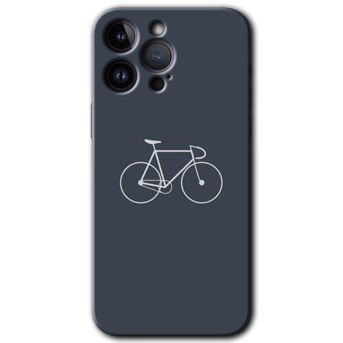 Potkal Hediye Fabrikası iPhone 14 Pro Kılıf HD Desen Baskılı Arka Kapak - Bike