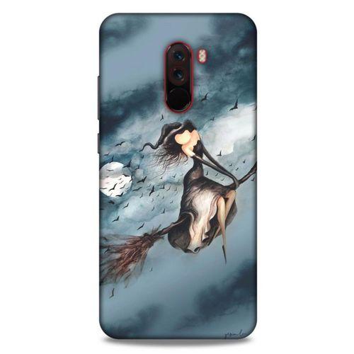 Y.Liva-2021 Özel Seri Cadılı Xiaomi Pocophone F1 Kılıf Silikon Kapak