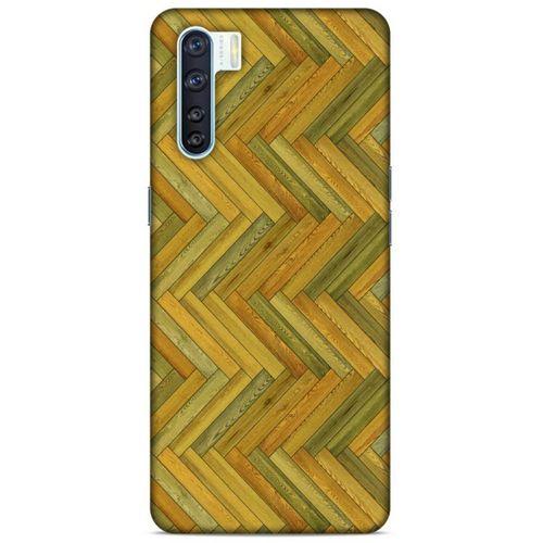 Lopard Oppo A91 Uyumlu Kılıf Wood'X (32) Soft Silikon Kılıf Desenli