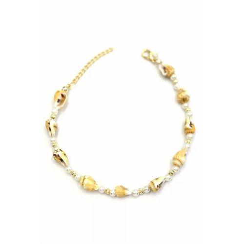 Deniz Kabuğu Halhal - Sarı