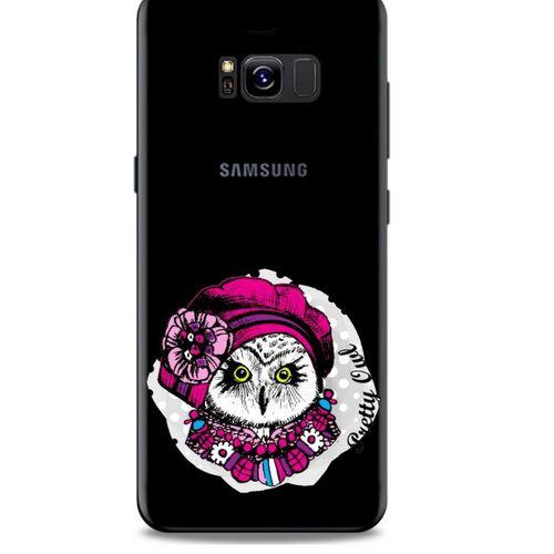 Zoologix (91) Samsung Galaxy Note 8 Şeffaf Kılıf Silikon Desenli