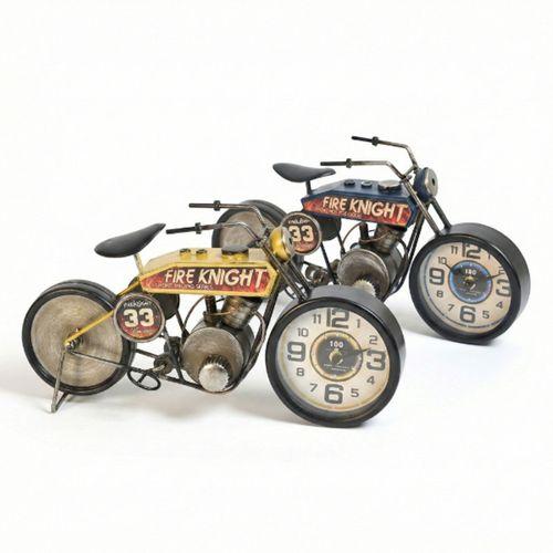 Yarış Motoru Tasarımlı Masaüstü Saat