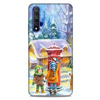 Huawei P Smart S Y8P Kılıf Snowix (50) Shockproof Kılıf Karışık Renkli