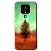 Tecno Camon 16 Kılıf HD Desen Baskılı Arka Kapak - Outlines Paint + Kırılmaz Cam