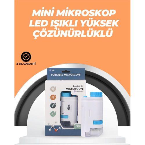 Portatif El Mikroskop – Led Işıklı, Aynı Anda Net Odaklama
