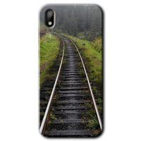 Huawei Y5 2019 Kılıf HD Desen Baskılı Arka Kapak - Tren Yolu + Kırılmaz Cam