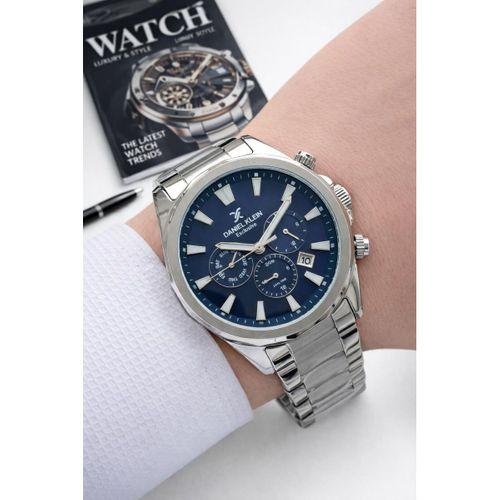 Daniel Klein İtalyan Tasarım Bilekli Hediyeli 2 Yıl Garantili Çelik Kordon Erkek Kol Saati Y10997.3