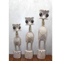 Ahşap 3'lü Deve Kuşu Seti 90 Cm Trendy:7