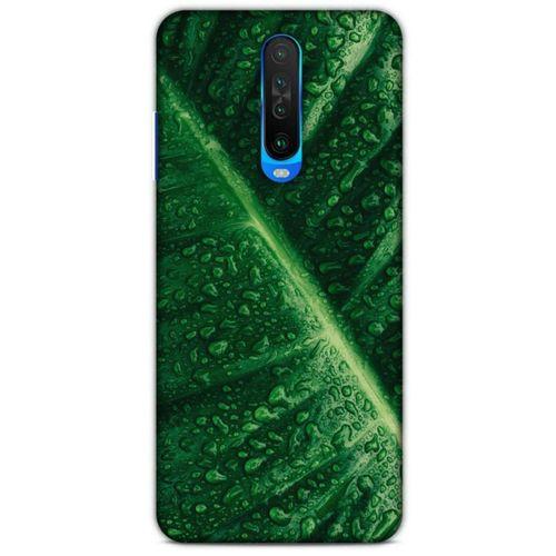 Lopard Xiaomi Poco X2 Uyumlu Kılıf Bahar (31) TPU Kılıf Nemli Yaprak
