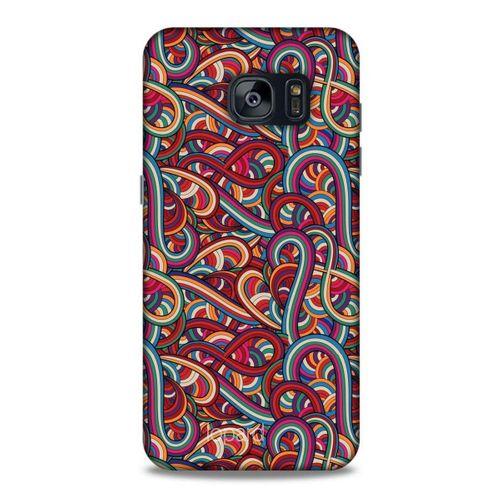 Samsung Galaxy S7 Edge Kılıf Pastel Renkler (35) Fit Design Kılıf Karışık Renkli