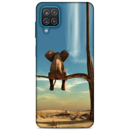 Lopard Samsung Galaxy A12 Uyumlu Kılıf Manipülasyon ☻ (3) Kapak Baskılı