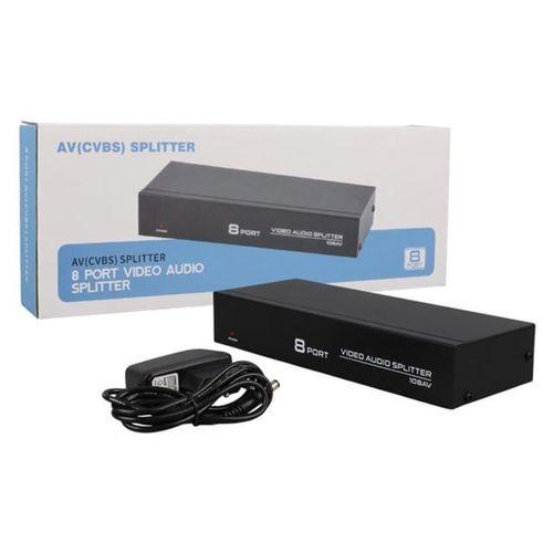 PowerMaster PM-4832 8 Port Video Stereo Audio Dağıtıcı Çoğaltıcı 1024X768-85HZ