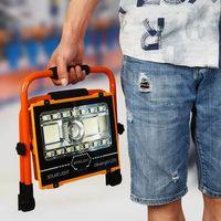 Wt-734 P70 Led Solar Panel Taşınabilir Projektör 176 Smd + Yan Led