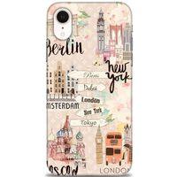 iPhone XR Kılıf HD Baskılı Kılıf - Berlin Set + Tam Ekran Koruyucu