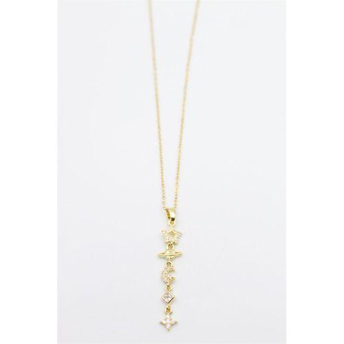 Gezegen Yıldız Kolye - Altın