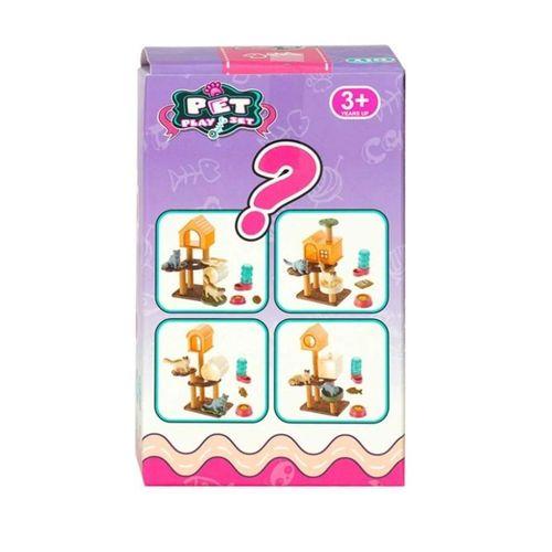 EVCİL HAYVAN YAVRU KEDİ KLUBELİ OYUN SETİ-MGA