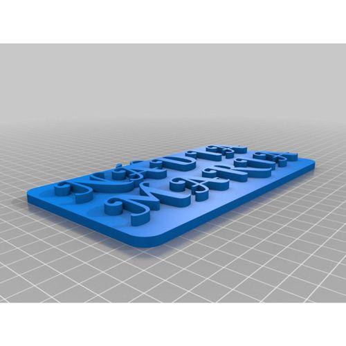 Nadia Tabak 3D Baskı (Bu ürün Sadece Plastik parçadır - Almadan Önce Soru Sorabilirsiniz)