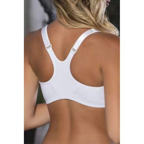 Beyaz Önden Fermuarlı Pamuklu Sütyen,günlük Ve Medikal Kullanım İçin, Kadın İç Giyim