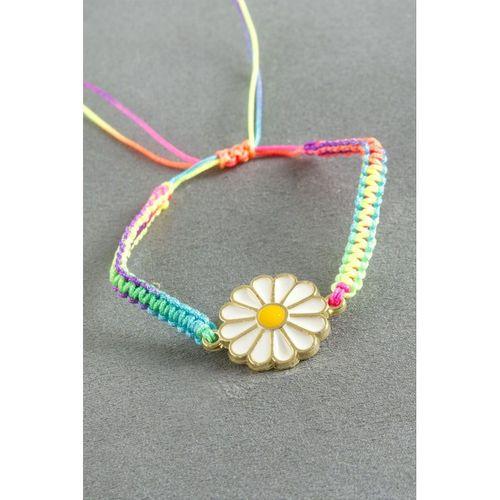 Papatya Makrome İp Bileklik