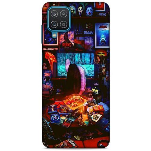 Lopard Samsung Galaxy A12 Uyumlu Kılıf Retro (30) Silicone Case