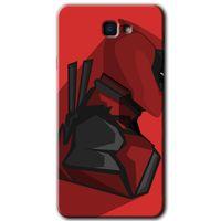 Galaxy J7 Prime 2 Kılıf HD Desen Baskılı Arka Kapak - DeadPool + Kırılmaz Cam