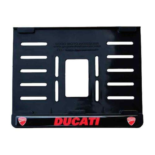 DUCATI Ducati Ducatı Uyumlu Plastik (15X24 Cm) Kırılmaz Plakalık