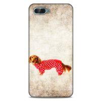 Oppo Rx17 Neo Kılıf Köpek Kıyafetleri (30) Silicone Case Dacshund Pijama