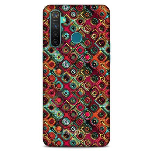 Oppo Realme 5 Pro Kılıf Pastel Renkler (38) Neo Hybrid Kılıf Kırmızı Tonlar