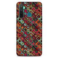 Oppo Realme 5 Pro Kılıf Pastel Renkler (38) Neo Hybrid Kılıf Kırmızı Tonlar