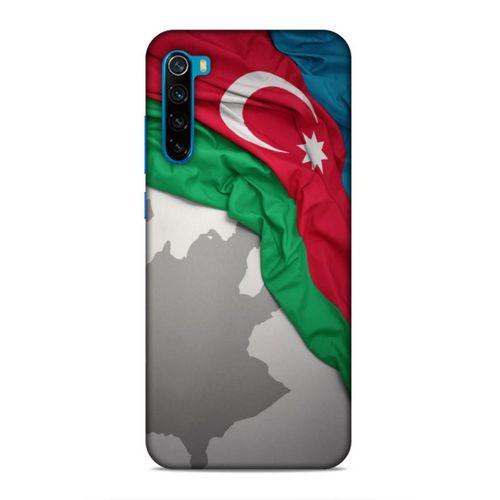 Xiaomi Redmi Note 8T Uyumlu Kılıf Azarbaijan (9) Kılıf Kumaş Bayrak