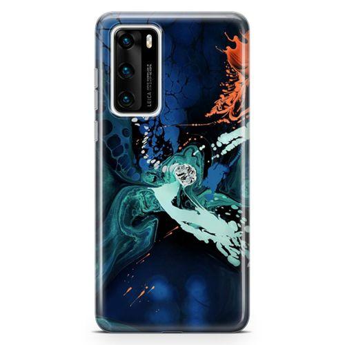 Huawei P40 Kılıf Hayal Damlaları Arka Kapak Koruma Desenli Full Koruyucu