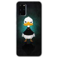Potkal Hediye Fabrikası Samsung Galaxy S20 Plus Kılıf HD Desen Baskılı Arka Kapak - Angry Duck
