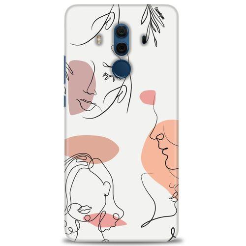 Huawei Mate 10 Pro Kılıf HD Baskılı Kılıf - Silüetler + Tam Ekran Koruyucu