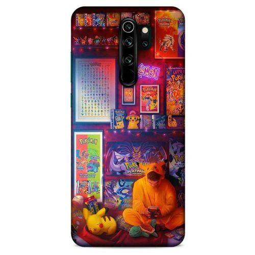 Retro (27) Desen Tasarımlı Kılıf Renkli Xiaomi Redmi Note 8 Pro Kılıf