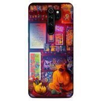 Retro (27) Desen Tasarımlı Kılıf Renkli Xiaomi Redmi Note 8 Pro Kılıf