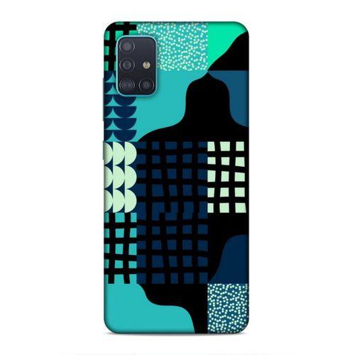 Samsung Galaxy A51 Uyumlu Kılıf Insomnia (17) Tasarım Kılıf Yeşil Lacivert