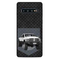 Lopard Samsung Galaxy S10 Uyumlu Kılıf PickUpX (20) Koruyucu Kılıf Beyaz Gümüş
