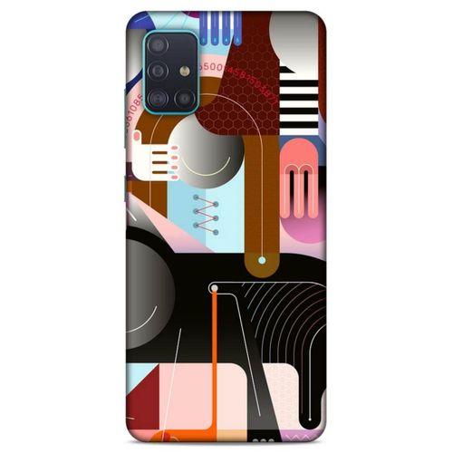 Lopard Samsung Galaxy A51 Uyumlu Kılıf Soyut Sanat (18) Desenli Telefon Kılıfları