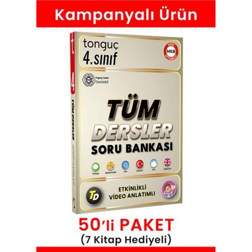 4. Sınıf Tüm Dersler Soru Bankası 50' li Paket(7 Kitap Hediyeli)