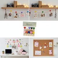 Kalp Figürlü İpli Notluk Mandal