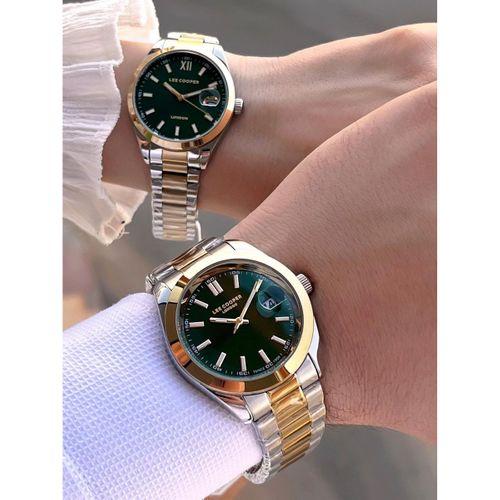 Lee Cooper Bay Ve Bayan Özel Tasarım 2 yıl Garantili 5 Atm Suya Dayanıklı Çift Saati CF.LC08189.1