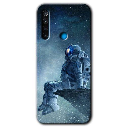 Redmi Note 8 Kılıf HD Desen Baskılı Arka Kapak - Astronot Yalnızlığı