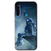 Redmi Note 8 Kılıf HD Desen Baskılı Arka Kapak - Astronot Yalnızlığı