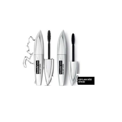 Loreal Paris Bambi Eye Ceylan Göz Etkili Siyah Maskara 2 Adet Set