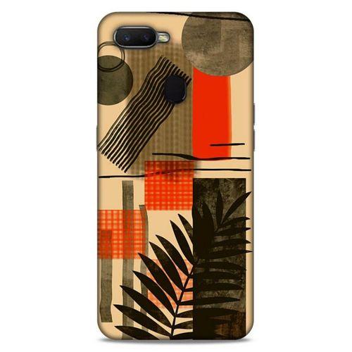 Lopard Oppo Ax7 Uyumlu Kılıf Soyut Sanat (44) Desenli Tough Armor Kılıf